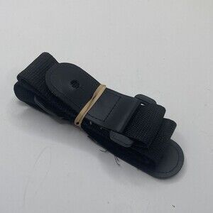 Guitar Hero Guitar Strap Black Nylon w/ Leather Ends Adjustable for Controller